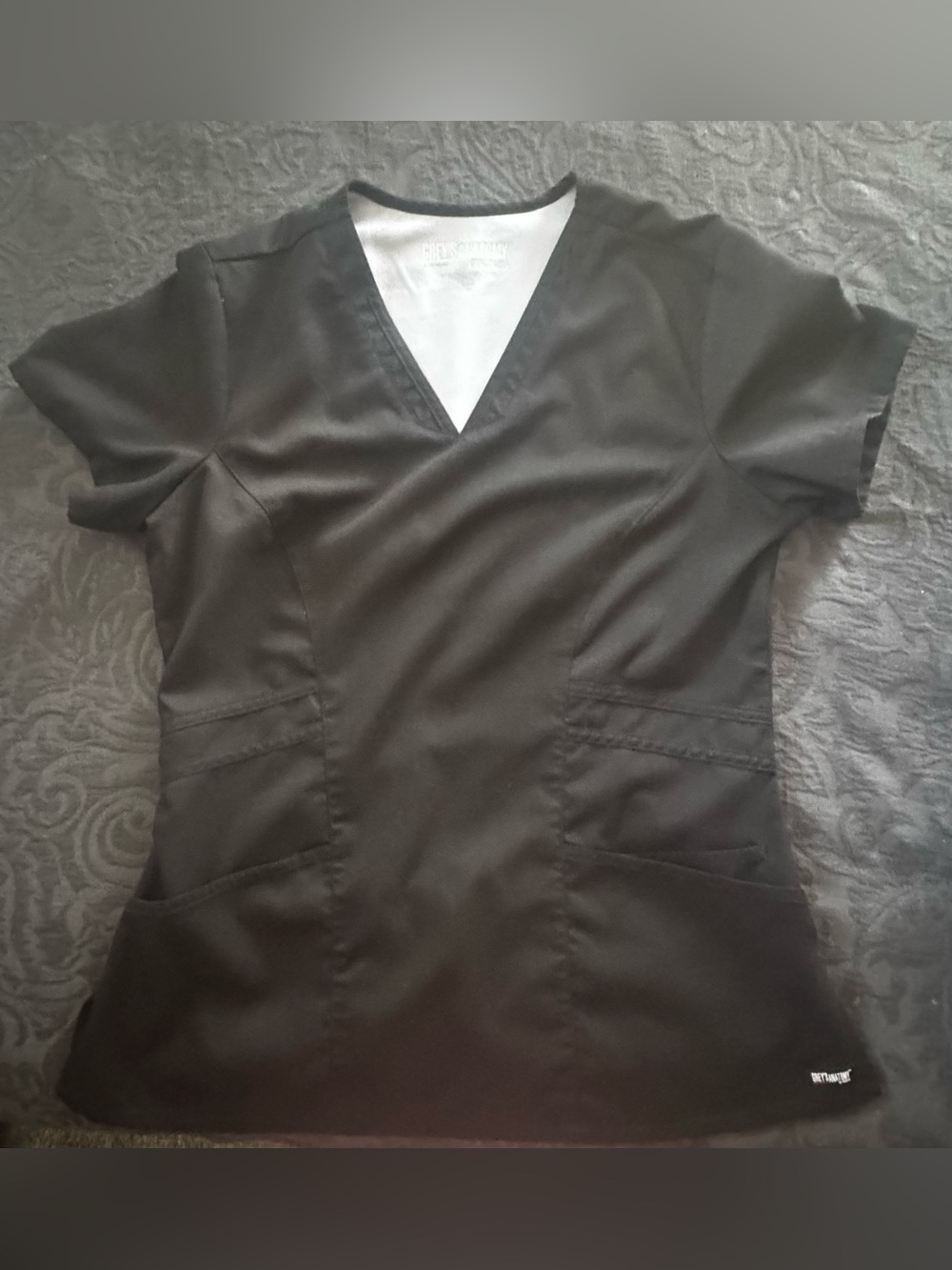 Grey’s Anatomy Black Scrub Top Women’s Medium